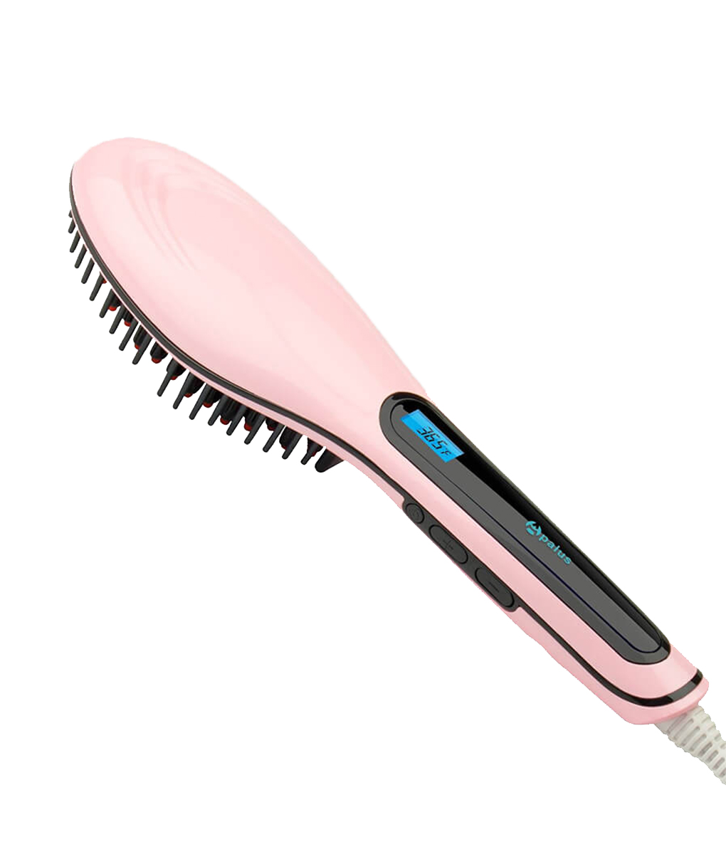Hair Straightening Brush With LCD Display Joopzy