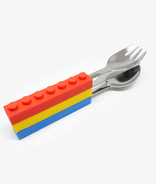 Brick Shape Stackable Cutlery Set good