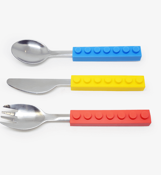 Brick Shape Stackable Cutlery Set yep