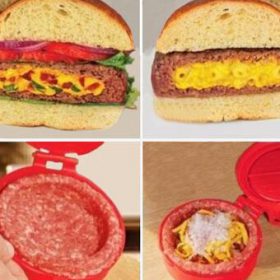 press burger
