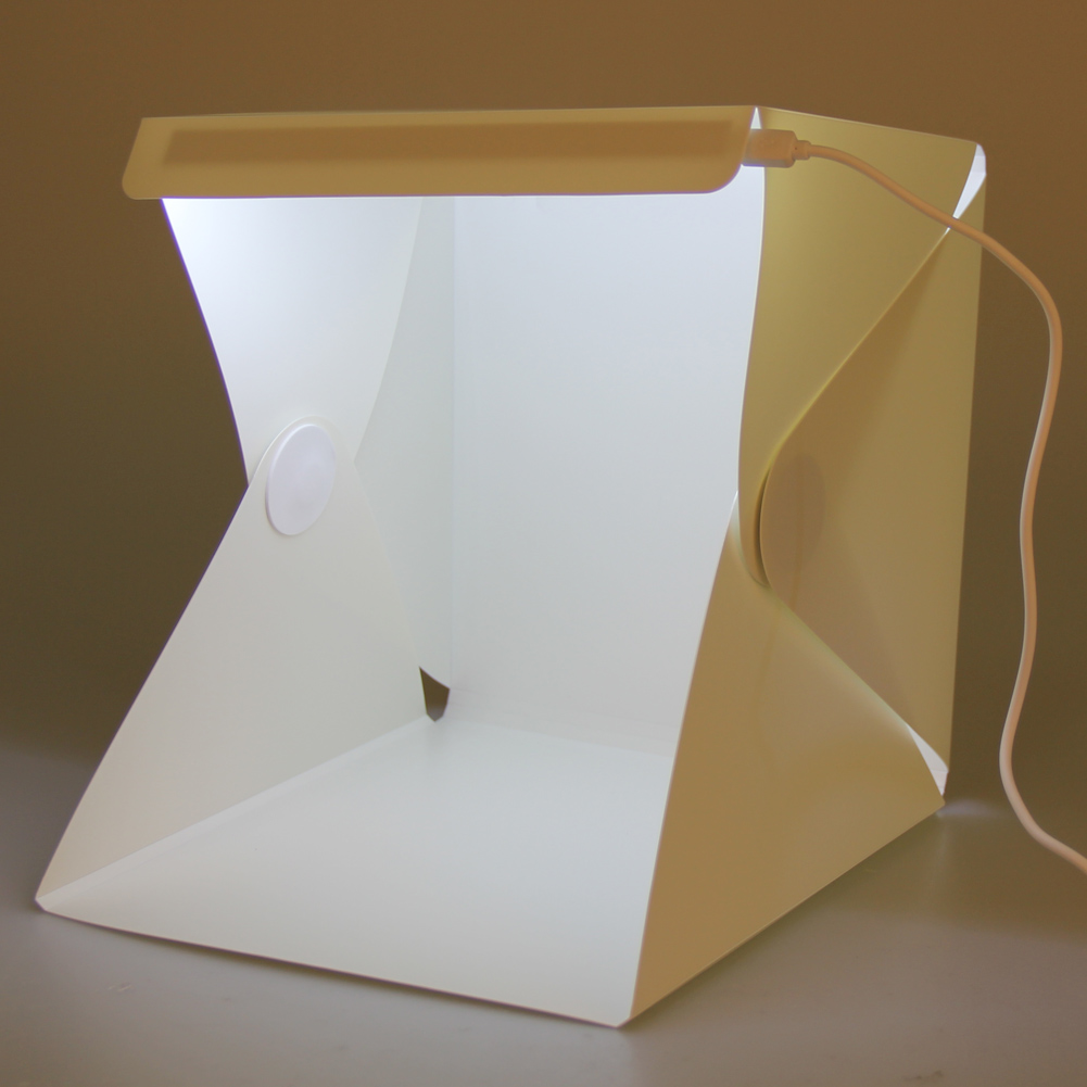 Photo Studio Portable Light Room Photography Lighting LED Mini Cube Box Backdrop 
