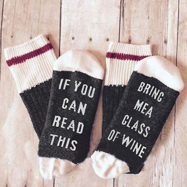 Özel-şarap çorap-If-Sen-okuyabilir-bu-Me-a-Cam-of-the Wine-Çorap-sonbahar-2.jpg getir