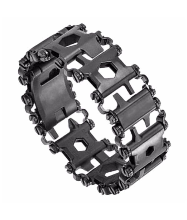 29-in-1-Tread-Multifunctional-Bracelets-304 - سټینلیس-سټیل - واکر - د اوبدلو اوزار - پنک - بیرونی - سکریډریور - کمیسونه (1)