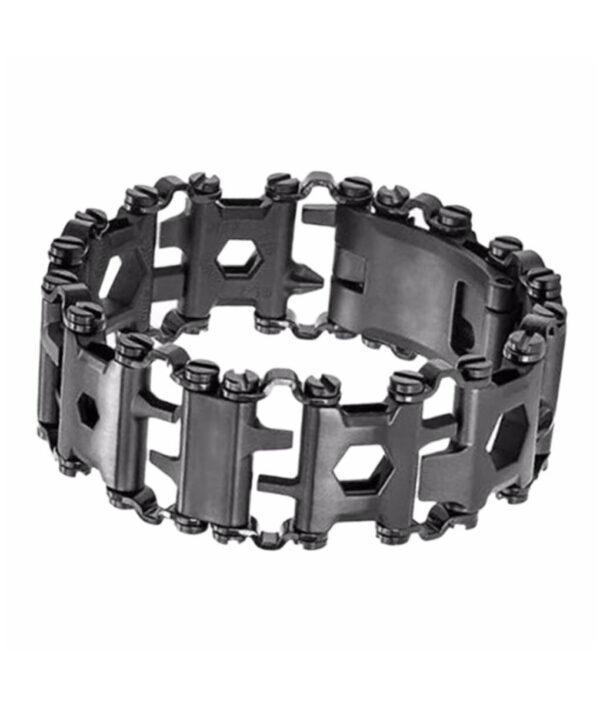 29-in-1-Tread-Multifunctional-Bracelets-304 - سټینلیس-سټیل - واکر - د اوبدلو اوزار - پنک - بیرونی - سکریډریور - کمیسونه (2)