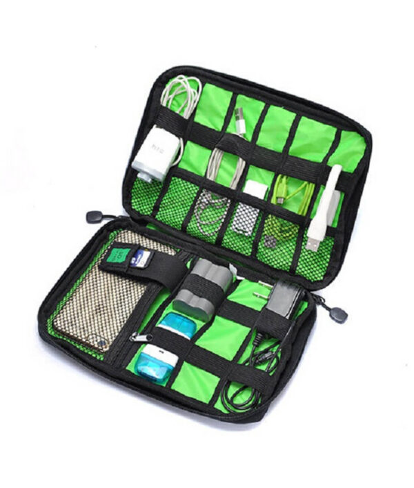 New-Electronic-Accessories-Travel-Bag-Nylon-Mens-Travel-Organizer-For-Date-Line-SD-Card-USB-Cable