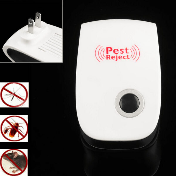 Poboljšana verzija-elektronika-mačka-ultrazvuk-sredstvo protiv komaraca-insekata-repeler-štakor-miš-žohar-štetočina-štetočina-odbija-odbijajući-EU-2