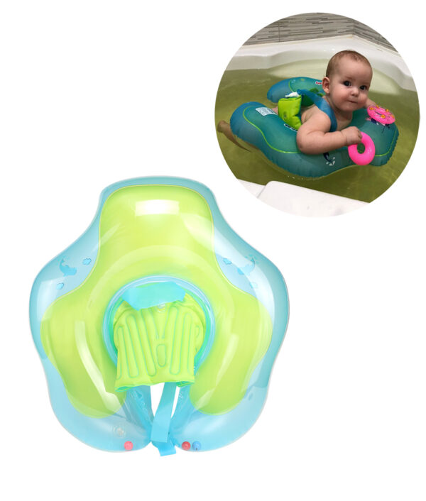 -Mụaka-mmiri mgbaaka-mgbaaka-nke inflatable-Infant-Armpit-flo-kids-Swim-Pool-accessories-Circle-bath-inflatable-Double-Raft-2