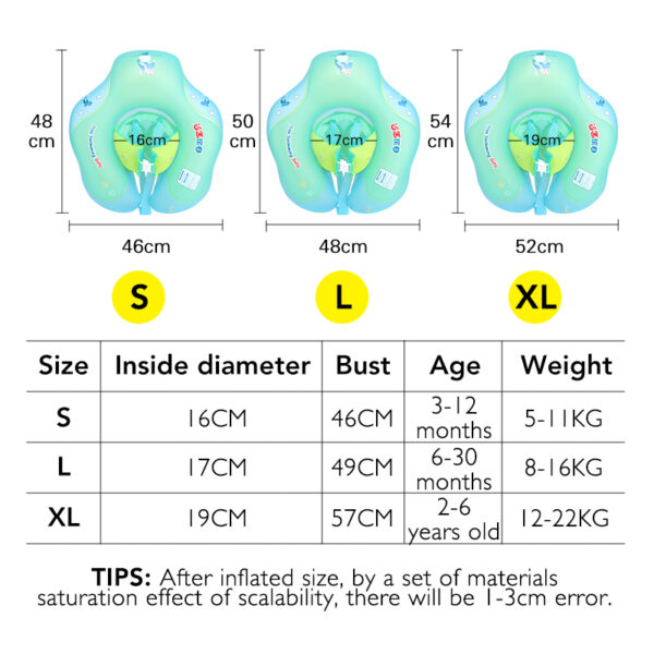 Ti bebe-Naje-Ring-enflatab-Tibebe-Anfòm-flotant-Kids-Naje-pisin-Pwodwi pou-Circle-benyen-enflatab-Double-Raft-5.jpg