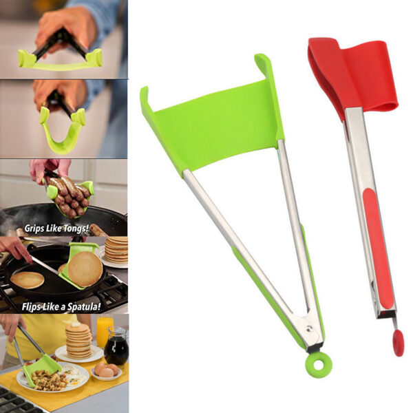 9-Inch-Clever-Tongs-2-In-1-Kitchen-Spatula-and-Tongs-Non-Stick-Heat-Resistant-Stainless