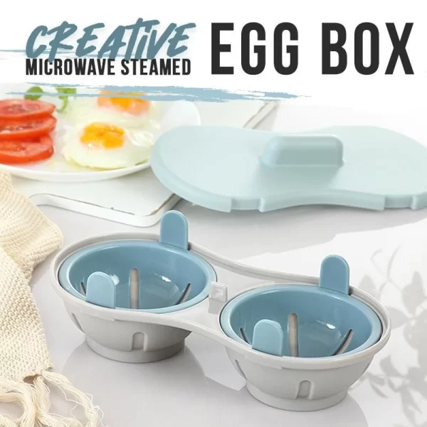 Newest Creative Microwave Double Egg Poacher Maker Poached Egg Steamer Egg Tray Double layer Cooking Eggs.jpg Q90.jpg