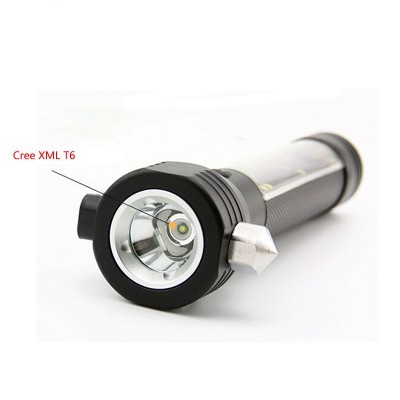 4000LM-Punjiva-Višenamjenska-Svjetla za baterijske svjetiljke-USB-Power-Bank-Led-Solarna-Svjetiljka-Sa-Sigurnosnim čekićem-Kompas-1-400 × 400