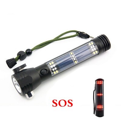 4000LM-Punjiva-Višenamjenska-Svjetla za baterijske svjetiljke-USB-Power-Bank-Led-Solarna-Svjetiljka-Sa-Sigurnosnim čekićem-Kompas-2-400 × 400