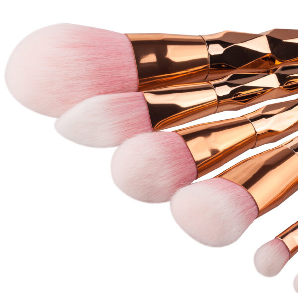 7шт-Diamond-Shape-Rainbow-Handle-Makeup-Brush-Set-Foundation-Powder-Blush-EyeShadow-Lip-Brush-kwasten-Beauty