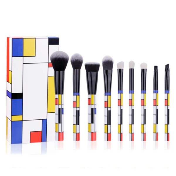 DUcare-9-PCS-Makeup-Brushes-Kabuki-Foundation-Eyeshadow-Blending-Powder-Brush-Goat-Hair-Make-Up-Brushes