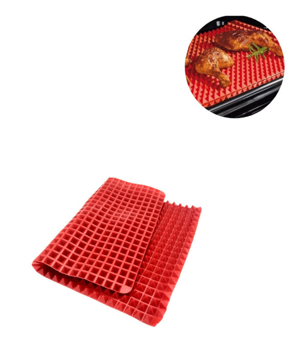 Non-Stick-Heat-Resistant-Raised-Pyramid-Shaped-Silicone-Baking-Roasting-Mats-16-Inches-X-11-5 (1)