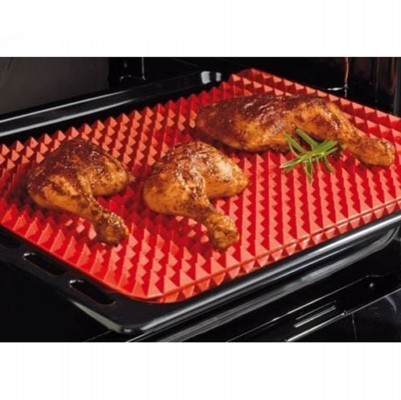 Non-Stick-Heat-Resistant-Raised-Pyramid-Shaped-Silicone-Baking-Roasting-Mats-16-Inches-X-11-5-401×400