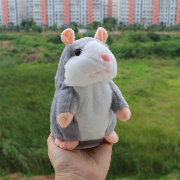 2017 Talking Hamster Mouse Pet Plush Toy Hot Cute Speak Talking Sound Record Hamster Bréagán Oideachais 3