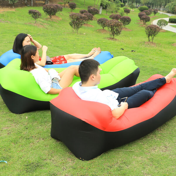 2018 Trend Outdoor Products Fast Infaltable Air Sofa Bed Good Quality Sleeping Bag Inflatable Air Bag 1