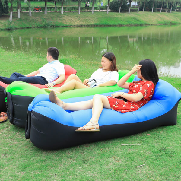 2018 Trend Outdoor Products Fast Infaltable Air Sofa Bed Good Quality Sleeping Bag Inflatable Air Bag 2