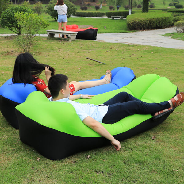 2018 Trend Outdoor Products Fast Infaltable Air Sofa Bed Good Quality Sleeping Bag Inflatable Air Bag 3