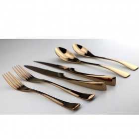 6Pcs-Lot-Rose-Gold-Cutlery-Set-18-10-Stainless-Steel-Dinnerware-Set-Knife-Scoops-Silverware-Set (2)