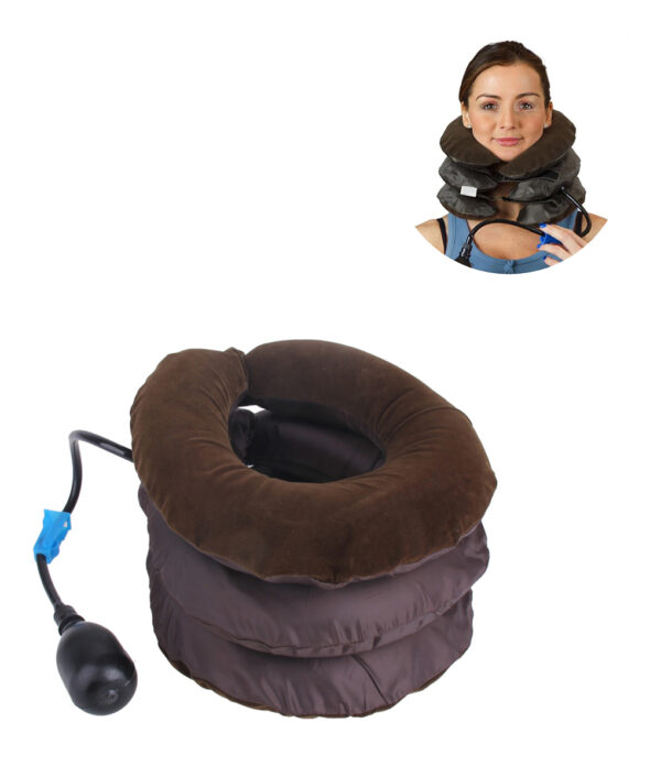 Air Cervical Neck Traction Soft Brace Device Support Cervical Traction Back Shoulder Pain Relief Massager Relaxation 2
