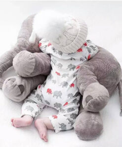 elephant baby pillow