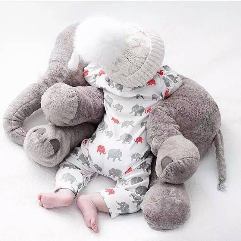 large elephant baby pillow