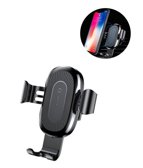 Muirearú Baseus-Car-Mount-Qi-Wireless-Charger-For-iPhone-X-8-Plus-Quick-Charge-Fast-Wireless-Charging