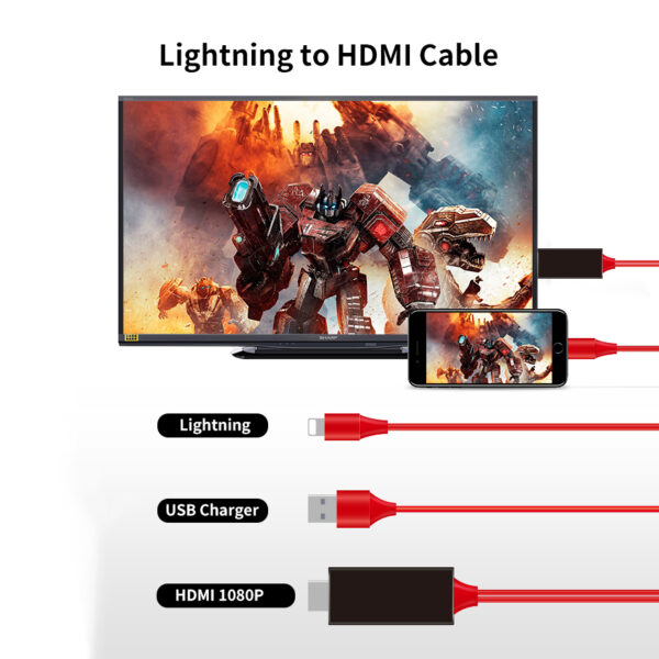 L7 hdmi TV Stick HD tv Cable for apple USB Screen Mirroring TV Dongle 1080P HD 2