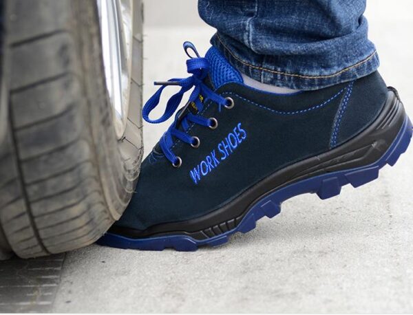 Erkekler İş Güvenliği Ayakkabıları Çelik Burunlu Sıcak Nefes Alabilen Erkek Günlük Botları Delinmez İşçilik Sigortası 3