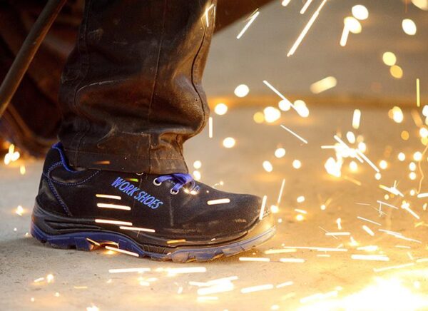 Pria Sepatu Keselamatan Kerja Steel Toe Hangat Bernapas Pria Kasual Sepatu Tusukan Bukti Asuransi Tenaga Kerja