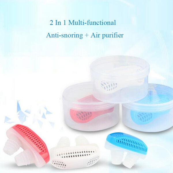 Multi functional Anti Snore อุปกรณ์เครื่องฟอกอากาศบรรเทา Snoring Snore อุปกรณ์หยุด Sleeping Aid MINI Snoring 1 1