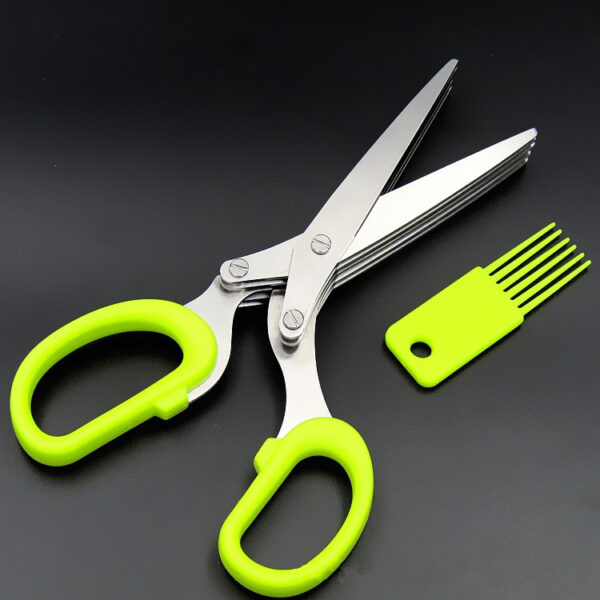 Multipurpose-Home-restawran-Pagluto-Dili kinakalot nga asero-Prutas-Gulay-5-Level-Blade-Herb-Scissors-Kusina-Tool-with.jpg