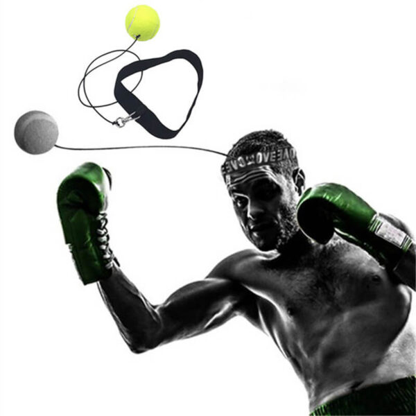 1M Fighting Ball Boxing Equipment nga adunay Head Band para sa Reflex Speed ​​​​Pagbansay sa Boxing Punch Muay Thai 5 1