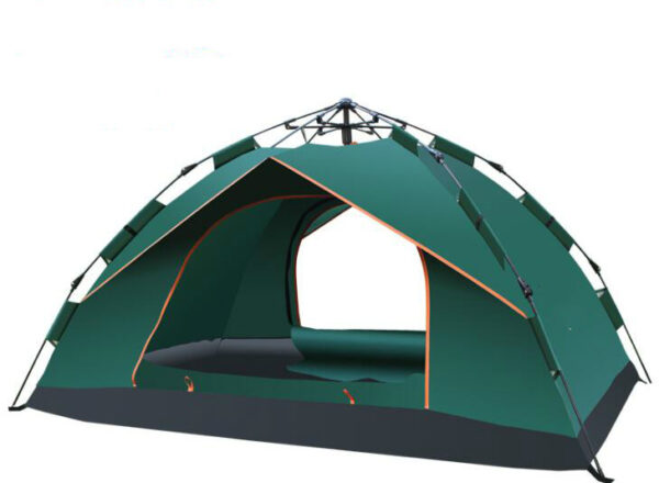 2 4 คน Ultralight Large Camping Windproof เต็นท์กันน้ำกลางแจ้งเต็นท์ไฮดรอลิกอัตโนมัติ 1