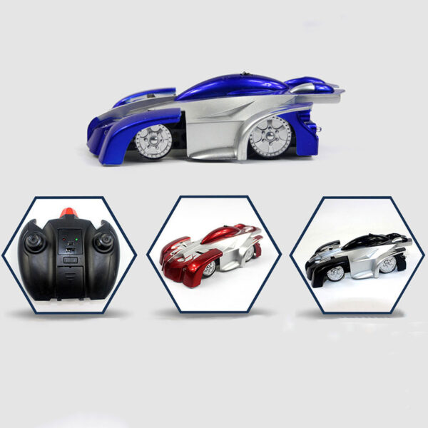 4CH Remote Control RC Car Wall Climbing Climber Sport Racing Car Rechargeable Stunt Toys For Boy 4