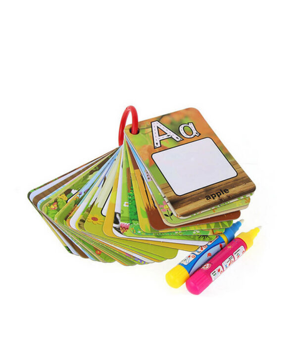 AZ 26 Letters Alphabet Water Painting Card Book Children Water Painting Board Gipintalan Ang Kolor