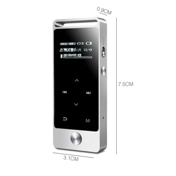 BENJIE S5 Touch Screen MP3 Player 8GB BENJIE S5 Metal APE FLAC WAV High Sound Quality 3