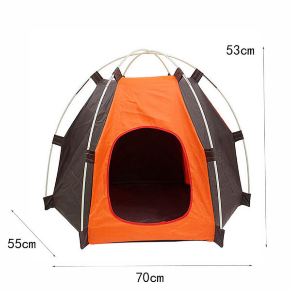 Hoomall 1PC Cats Dogs House Portable Foldable Cute Dots Pet Tent Outdoor Indoor Tent for Kitten 1