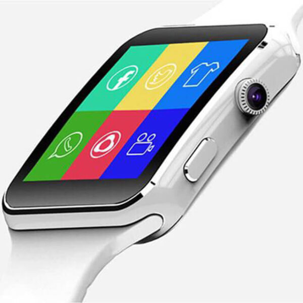 I-LEMFO Smart Watch Ceramics Isikrini Esigobile esingu-240 240 Pix Ukusekela Ikhamera ye-SIM Pedometer ye-Android