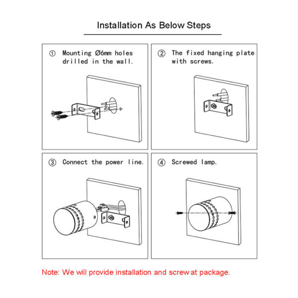 Led Wall Light Wall Lamp Spiral Effect Lights With Controller 110V 220V 3W Color For Modern 5