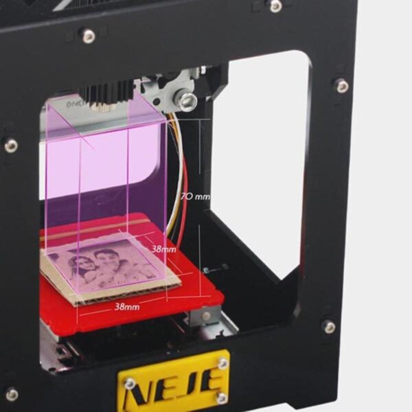 NEJE DK 8 KZ 1000mW Mini Laser Gravurmaŝino DIY Elektra Mini Printer De Ekipaĵo