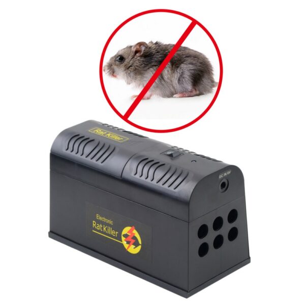 OUTDA Electrocute Electronic Rat Trap Mice Mouse Rodent Killer Electric Shock EU Plug Adapter High Voltage 5