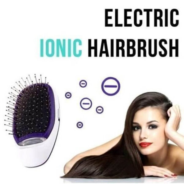 Portable Hair Straightener Brush smooth and frizz free with this amazing Hair Ionic Brush 6