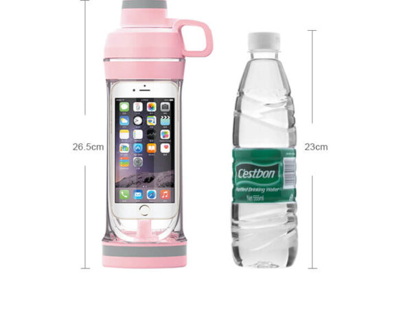 Storager Moja bočica za vodu za Iphone Mobitel 400ML Organizator Bočice za piće za vodu Plastično curenje 4