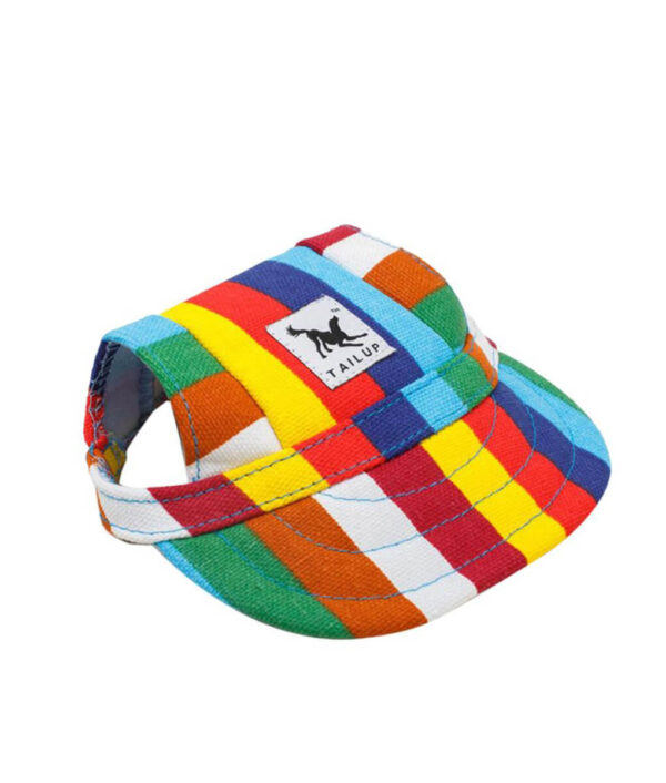 TAILUP Kifuniko cha Mbwa Kipenzi Kidogo Kipenzi cha Majira ya joto turubai ya Mbwa Baseball Visor Hat Puppy Outdoor Sunbonnet 6