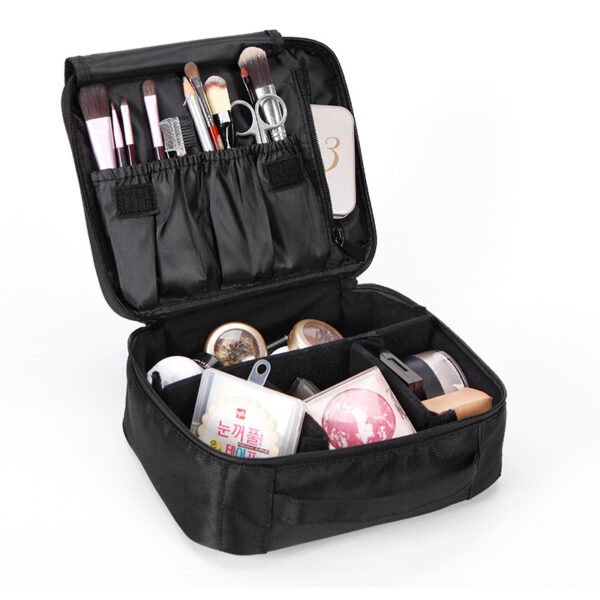 Custodia cosmetica impermeabile per moda da viaggio Borsa per trucco professionale da donna portatile di grande capacità Borsa per trucco organizzatore Valigie 3