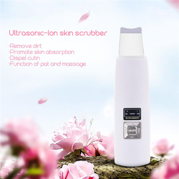 Ultrasonic Deep Face Cleaning Machine Scrubber Ngozi Ondoa Uchafu Weusi Weusi Kupunguza Mikunjo na Madoa Usoni Weupe 1