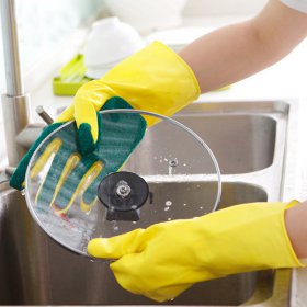 Scrub Sponge Gloves - image 4